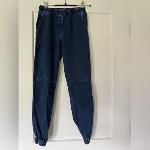 Lilach Elgrably Dark Blue Denim Pants Pull-On Womens Size S